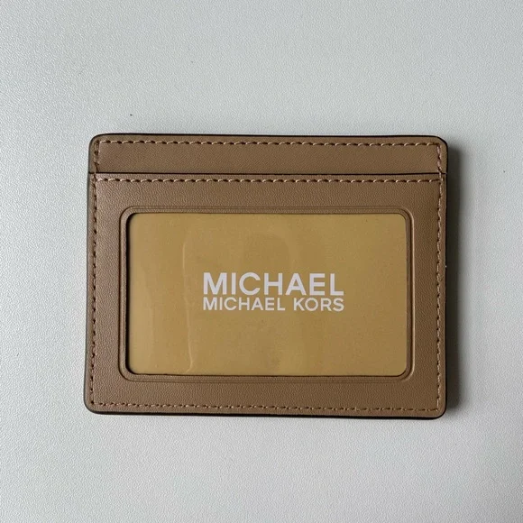 Michael Kors Tan and Cream Leopard Card Holder - Picture 4 of 6